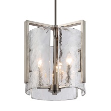 Golden 3164-3P PW-HWG - Golden Lighting Aenon 3-light Pendant in Pewter